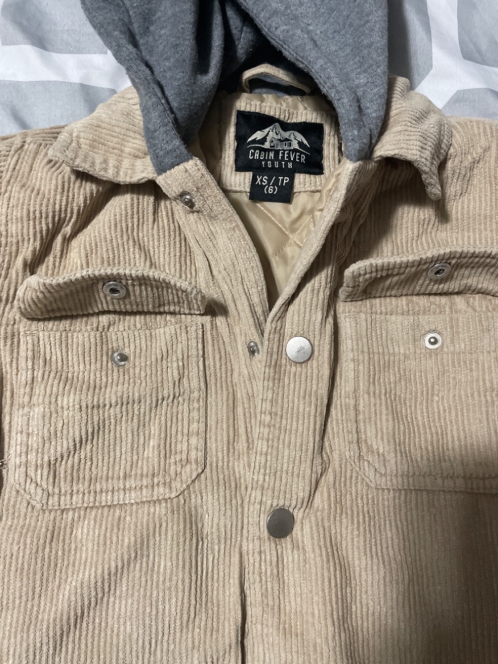 thick collared jacket - Picture 3 of 4